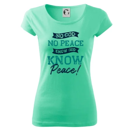 No God no peace, know God know peace