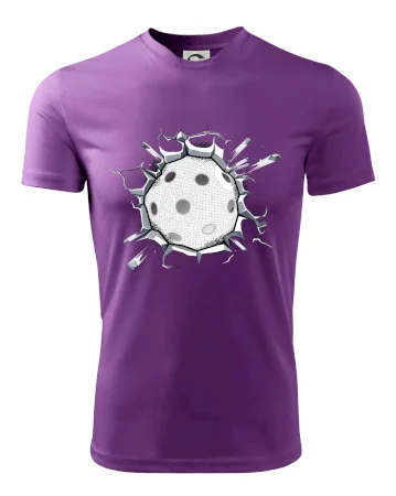 Florbal lopta v triku