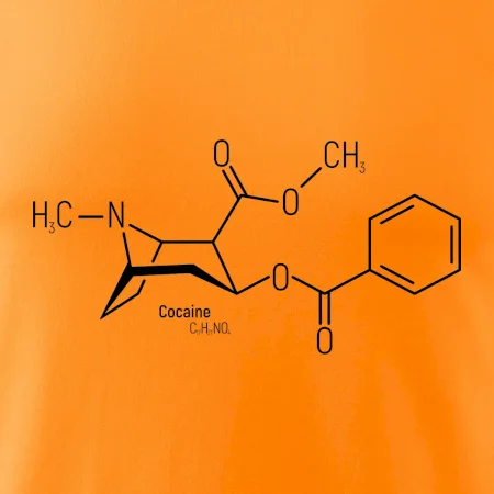 Molekulárna štruktúra Cocaine Kokaín