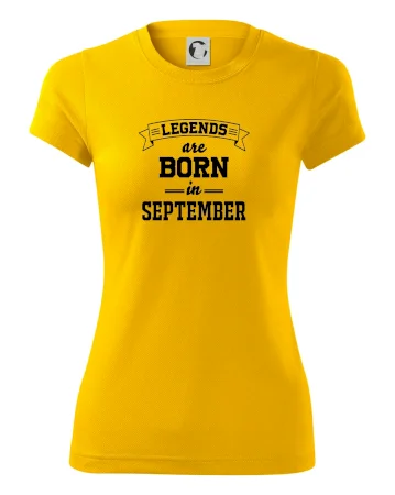 Legends are born in September