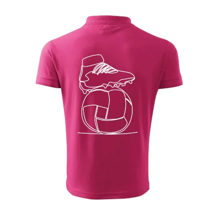 Futbalová lopta kopačka jedným ťahom