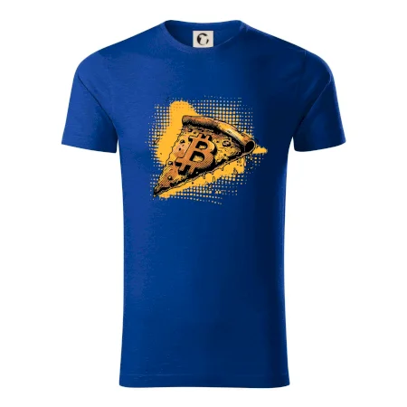 Bitcoin oranžová pizza