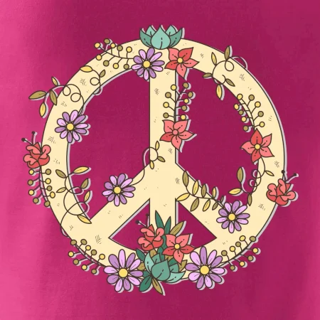 Peace symbol pieskový