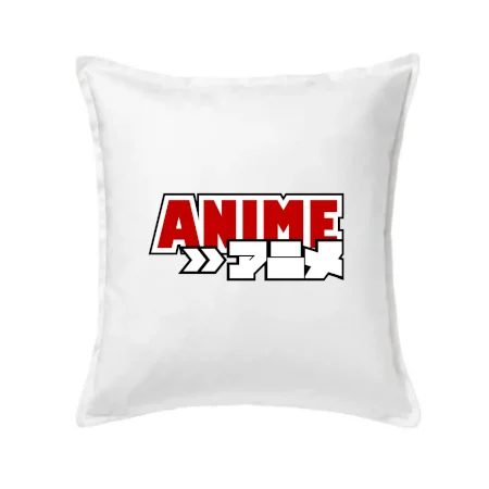 Anime nápis červený