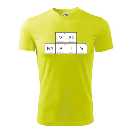 Vlastný nápis - periodická tabuľka