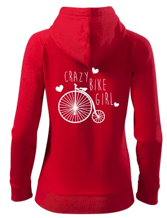 Crazy bike girl