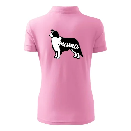 Border kolie mama obrys