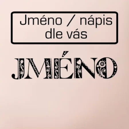 Folklór - meno - nápis