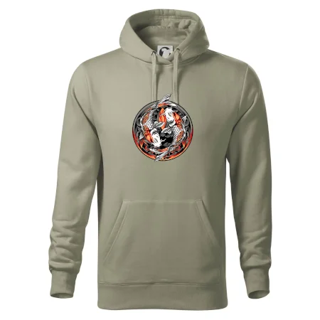 Yin & Yang Koi kapor - oranžový