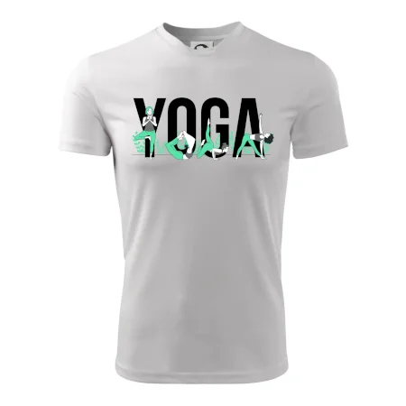 Yoga nápis farebný