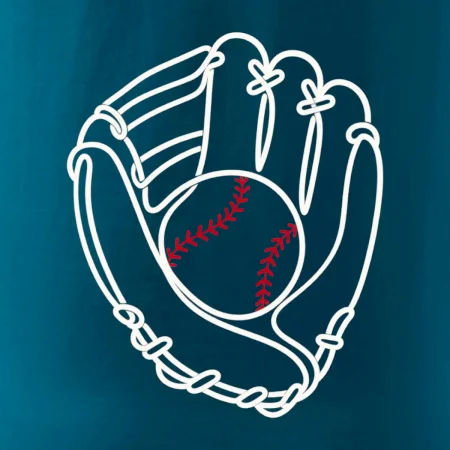 Baseballová rukavice minimalistická linka