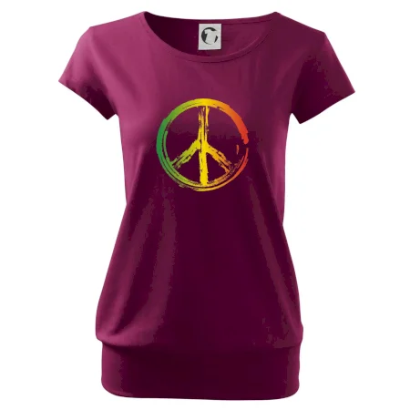 Peace symbol paint