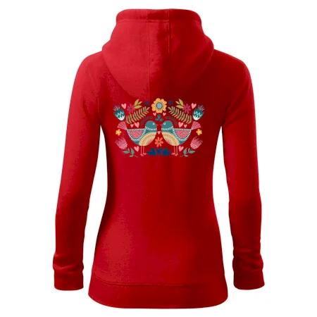 Folklór - dva farebné vtáčiky