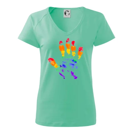 LGBT hand print