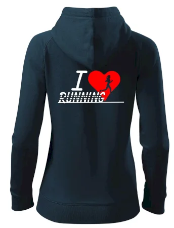I love running dievča