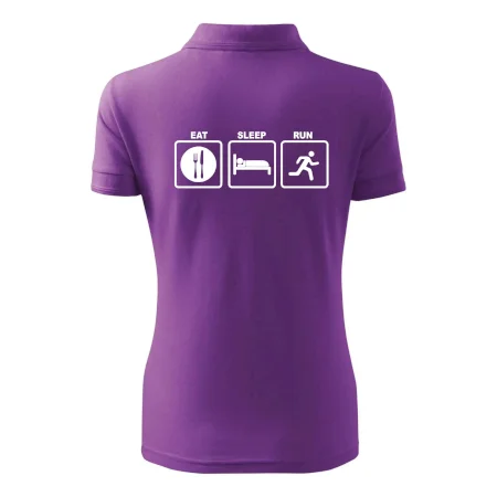 Eat sleep run štvorce