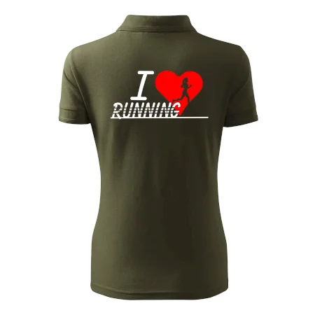 I love running dievča