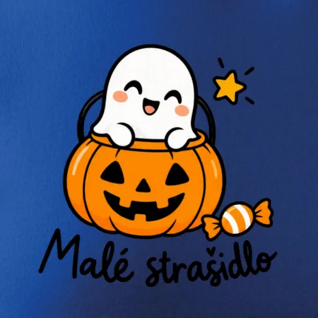 Malé strašidlo - duch v tekvicovom vedierku