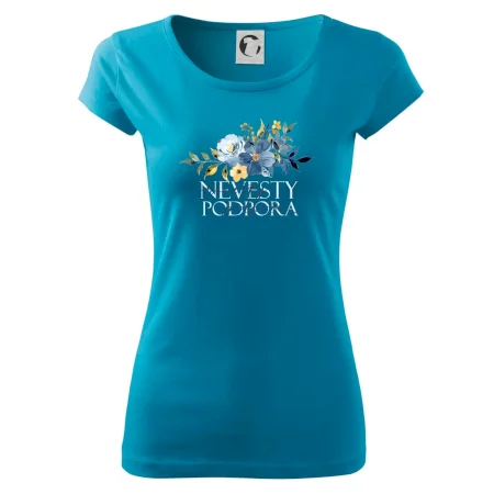 Nevesty podpora kvety modré