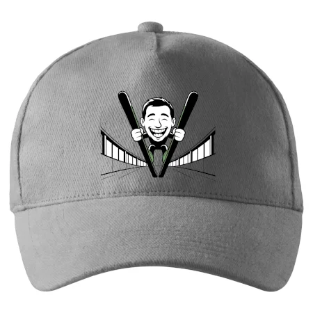 Vysmiatý kreslený skokan