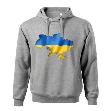 Ukrajina vlajka mapa