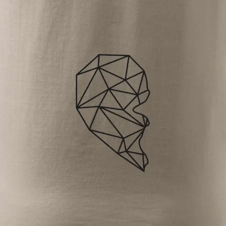 Párový motív srdca geometrie - ONA