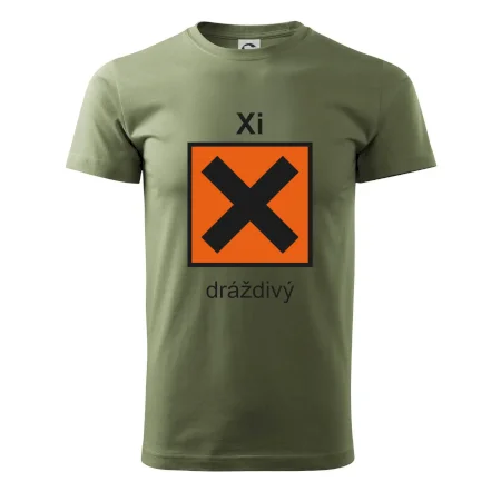 Xi Dráždivý - Výstražná tabuľka na tričku