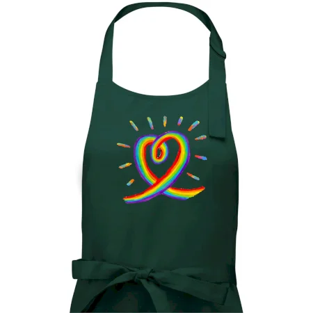 Srdce pride dúha kreslená