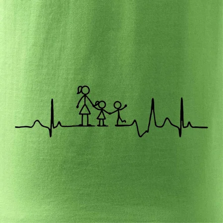 Ekg mamička a dievča + chlapec