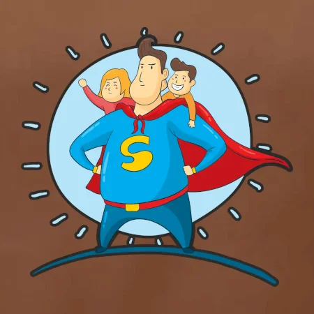 Ocko superman - dievča a chlapec