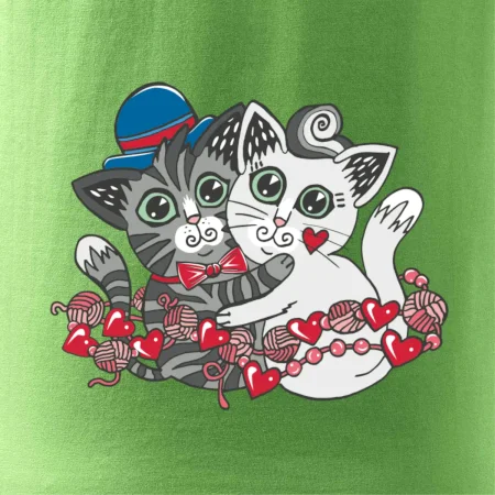 Mačky v objatí (Pecka design)