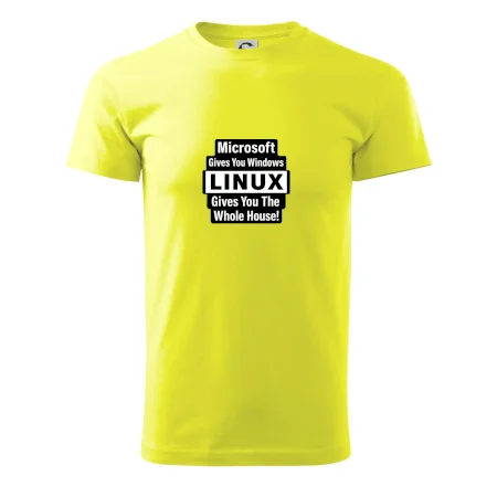 Microsoft Gives You Windows LINUX Gives You The Whole House!