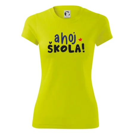 Ahoj škola farebné