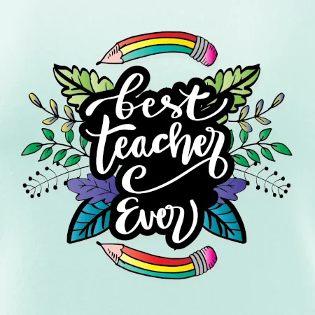 Farebné ceruzky best teacher ever