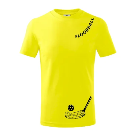 Floorball nápis šikmo