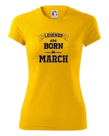Legends are born in March