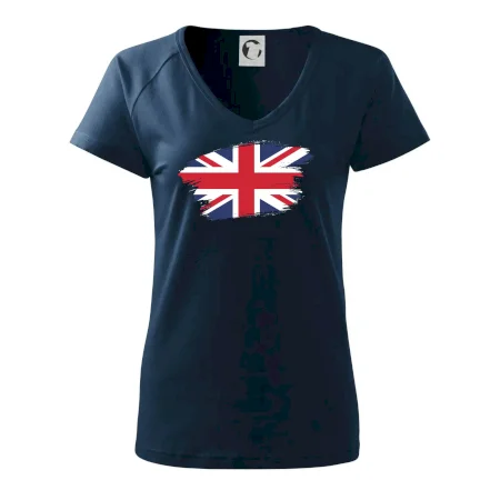 Britská vlajka roztrhaná