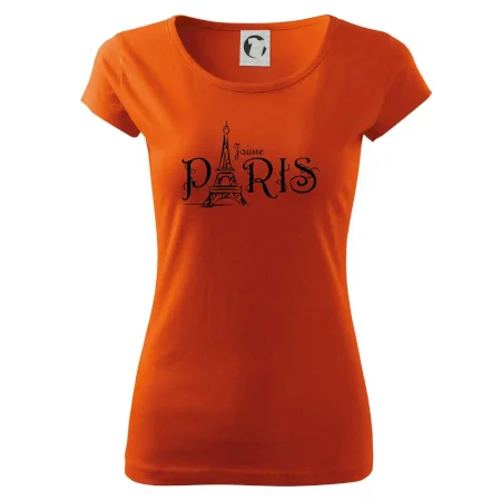 Paris nápis Eiffelovka rovný