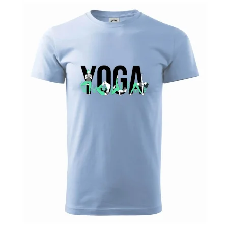 Yoga nápis farebný