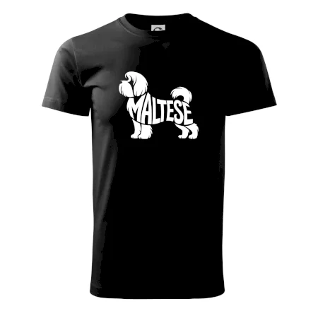 Maltézsky psík nápis v tele