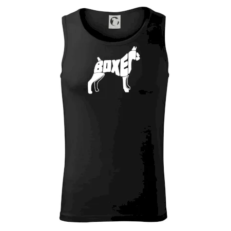 Boxer nápis v tele