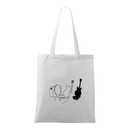 Mačka a gitara WC