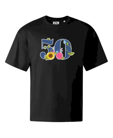 Kvetinové číslo kreslené - 50