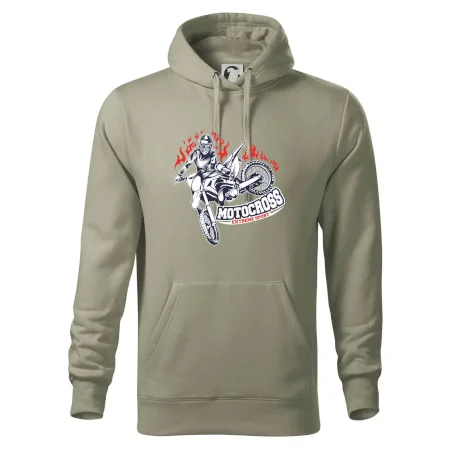 Motocross extreme sport fire