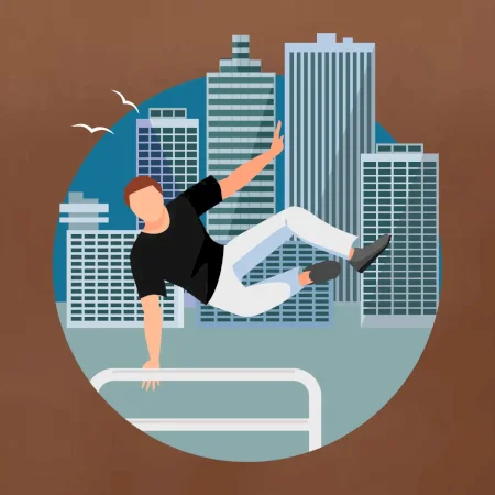 Parkour v meste