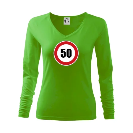Dopravná značka - obmedzenie rýchlosti 50