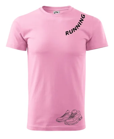 Running nápis šikmo