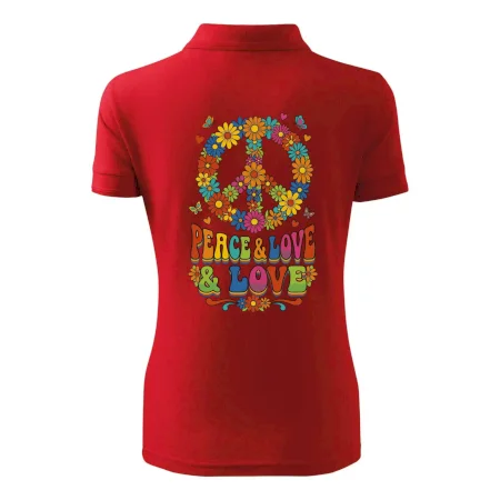 Peace and love - na výšku s květy
