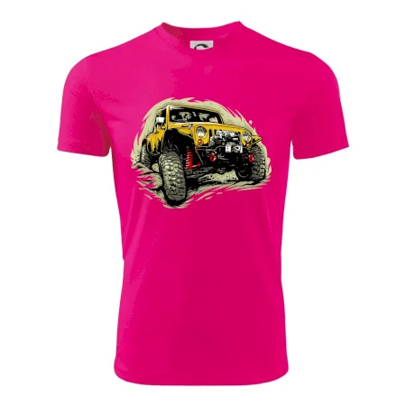 Žltý offroad s navijakom