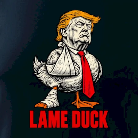 Donald Trump lame duck rytina